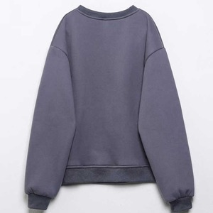 Femmes 2026 New Fashion Girl Print Wash Effect Sweatshirts Vintage O Neck Long Sleeve Female Pullovers Chic Tops - Product Image 2
