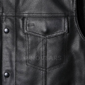 Veste gilet en cuir véritable sans manches pour femmes de meilleure qualité pour l'automne hiver tissu tricoté avec remplissage en coton pour vêtements d'extérieur - Product Image 5