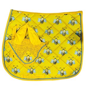 Ensemble de tapis de selle équestre de qualité supérieure en gros, mousse satinée, bonnets anti-bruit, protège-galoches, bandages de saut et de maintien - Product Image 5