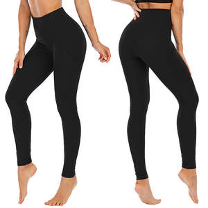 Leggings de Yoga para Mujer, Cintura Alta, Anti-Sudor, para Gimnasio, Entrenamiento, Fabricante de Logotipos Personalizados, Leggings de Yoga Transpirables de Longitud Completa - Product Image 3