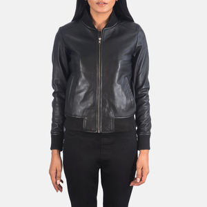 Chaqueta Acolchada de Cuero Genuino para Mujer, Corte Entallado, con Forro Suave, Diseño Elegante con Cremallera, Tejido Impermeable y Servicio OEM - Product Image 6