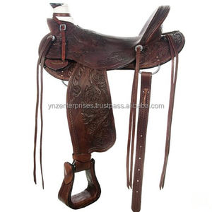 Y & Z Premium cuir Western Roping Ranch cheval selle Tack Set LTR_WAD_WS_CHNT_282 Logo personnalisé disponible plusieurs couleurs taille - Product Image 1
