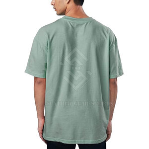 Pakistan Manufactured Men's Drop Shoulder <b>T</b>-<b>Shirt</b>-High Quality Polyester/Cotton Quick Dry & Breathable - Product Image 6