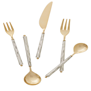 Ensemble de couverts de qualité haut de gamme disponibles en différentes couleurs pour le restaurant, la maison et la fête Ensemble de 4 couverts personnalisés - Product Image 2