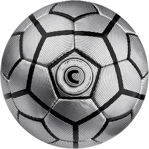 Noir argent taille 5 32 panneaux en relief cousus à la main haute rétention d'air 4 couches force du dos ballon de football vessie en butyle pour adultes - Product Image 1