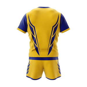 Team Club Sportswear Venta al por mayor Diseños Personalizados Baratos Sublimación Rugby Shirt Team Set Football Plain Rugby Set - Product Image 2