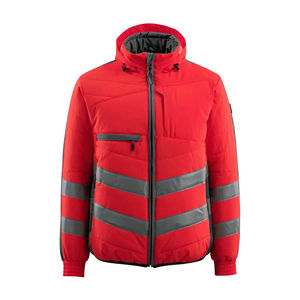 Chaqueta de alta visibilidad Reflectante Hi-Viz Ropa DE TRABAJO Seguridad para hombres Chaqueta de concha suave con cremallera con logotipo personalizado Tamaño y color - Product Image 1