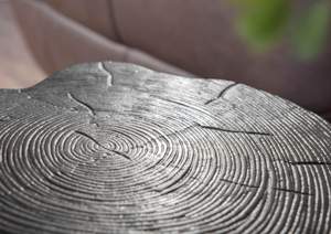 Table d'appoint en aluminium pour meubles commerciaux Table pliante en fonte de finition noire mate faite à la main pour le salon - Product Image 3