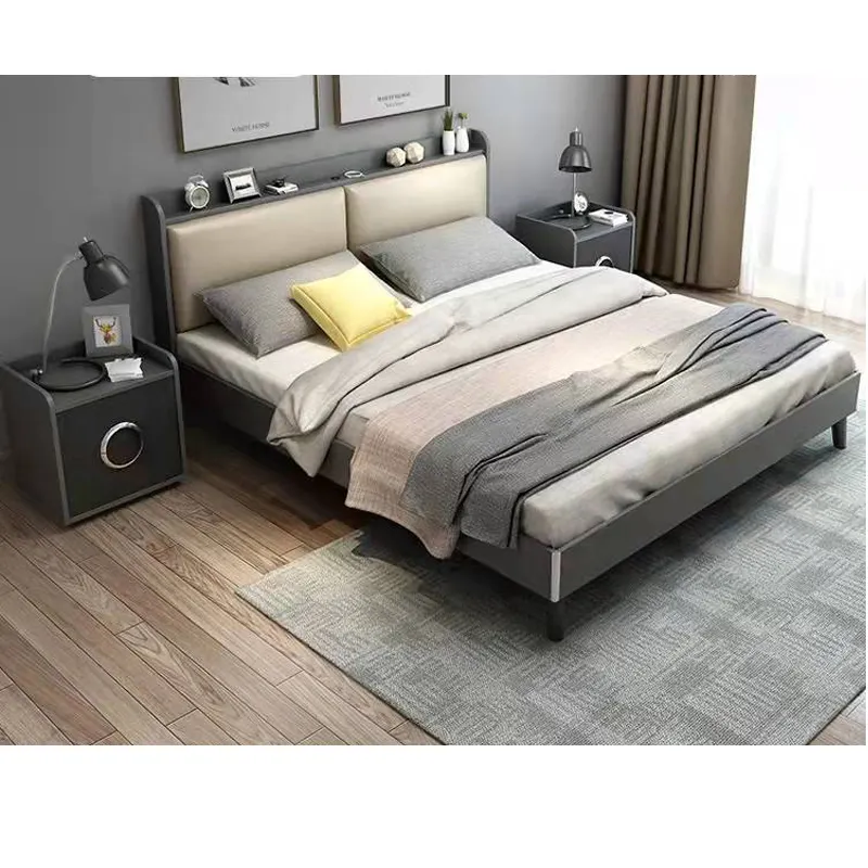 FANO KING BED WITH STORAGE High Quality Modern Wooden bed