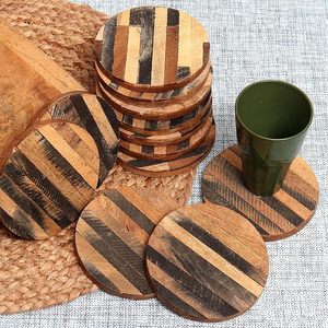 Artisanale <span class=keywords><strong>Auar</strong></span> Gratis Klassieke Houten Onderzetters Voor Thuis Voor Het Serveren Van Theekopjes Hete Verkoop Goedkope Matten & Pads