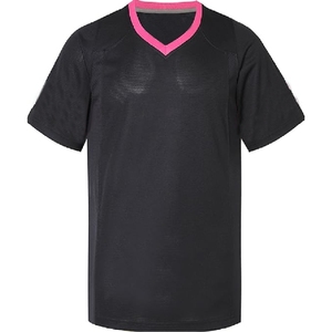 Camiseta de fútbol americano de malla negra y rosa, uniforme personalizado de fútbol americano de alta calidad, transpirable, de malla, talla grande. - Product Image 4