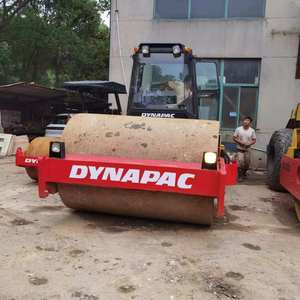 Compacteur à pneus Dynapac CA25D CA30D d'occasion, moteur diesel, pompe d'origine, rouleau compresseur monocylindre, modèle 2018, 12000 kg - Product Image 5
