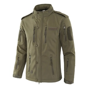 Veste Softshell Tactique de Haute Qualité 2924 pour Hommes Unisexe Imperméable Chasse en Plein Air Fourrure de Mouton Hiver Nouveau Design Bouton - Product Image 5
