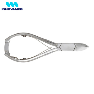 INNOVAMED Customized Logo Print High Quality Stainless Steel Cuticle Nail Nippers for Beauty Care Use on Fingers & Toes - Product Image 3