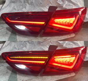 Feux arrière LED modifiés pour <span class=keywords><strong>Seat</strong></span> Leon 13-19, halogène vers FR, feux de circulation rouges fumés, feux arrière neufs - Product Image 1