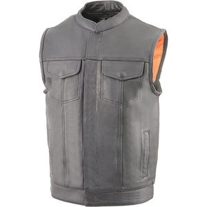 Chaleco de Motociclista para Hombre, Impermeable, Anti-UV, de Cuero Vacuno Genuino, Cómodo, Personalizable, Talla Grande, Diseño Transpirable - Product Image 4