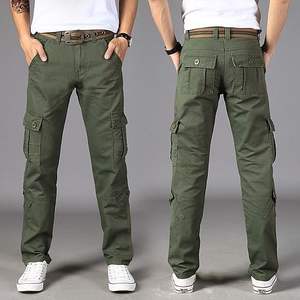 2025 pantalones cargo con múltiples bolsillos para hombres Algodón spandex Ligero Trabajo al aire libre Ropa informal Todas las condiciones Funcional - Product Image 4