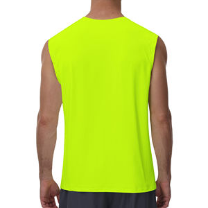 Top sin mangas Premium para hombre al por mayor: silueta de gran tamaño, cuello redondo sin etiqueta, ofrecido en S a XL para un ajuste universal - Product Image 2