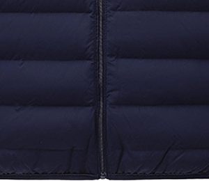 Chaqueta acolchada de talla grande de alta calidad, transpirable, clásica, Unisex, para invierno, sólida, impermeable, con cuello levantado, logotipo frontal para hombre - Product Image 5