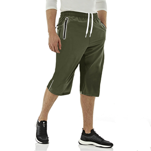 Pantalones Cortos de Verano para Hombre, de Secado Rápido, Tejido de Poliéster que Absorbe la Humedad, con Bolsillos con Cremallera, Pantalones de Senderismo - Product Image 1