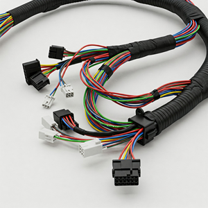 Pabrik perakitan tali pengaman kabel penuh RV EV ekskavator truk Trailer pabrikan Harness kawat kustom - Product Image 1