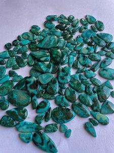 Piedras preciosas sueltas pulidas de cabujón de crisocola y malaquita naturales al por mayor para joyería curativa decoración del hogar y regalos - Product Image 5