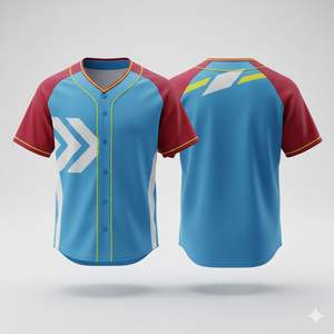 Uniformes de Béisbol Totalmente Personalizados, 100% Poliéster, Transpirables y de Secado Rápido, Diseñados para un Rendimiento Duradero y con Estilo - Product Image 4