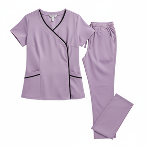 Nuevo estilo enfermera Scrub uniformes diseño Scrub trajes para mujeres enfermera médica moda Scrubs cortes elegantes y estilos favorecedores - Product Image 4