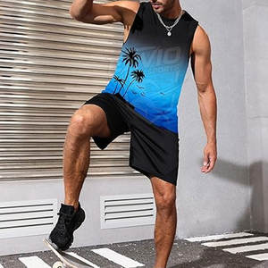 Débardeur personnalisé avec impression sérigraphique pour homme, vêtement décontracté d'été, débardeur sans manches avec impression sérigraphique - Product Image 6