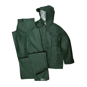 Veste de pluie longue réfléchissante imperméable avec revêtement Vestes de pluie unisexes légères avec logo personnalisé - Product Image 4