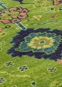 Tapis oriental vert noué à la main motif géométrique floral traditionnel tapis en laine tapis de Style Vintage pour salon chambre - Product Image 4