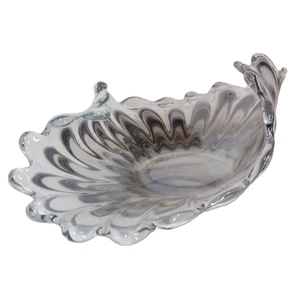Tammaro Home verre d'excellente qualité italienne centre de table décoration de la maison cadeau spécial décoration de table en blanc taupe - Product Image 1