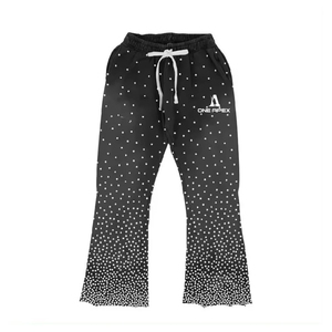 Ensemble de survêtements haut de gamme pour hommes, vêtements de sport coupe ajustée, survêtement de style décontracté avec strass - Product Image 2