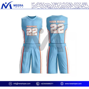 Kit de uniforme de baloncesto personalizado para hombre, conjunto de ropa deportiva de secado rápido de estilo profesional con logotipo y número de pantalones cortos de Jersey, suministro del fabricante ODM - Product Image 2