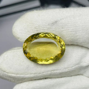 Quartz citron naturel de qualité supérieure, propre et brillant, avec une excellente couleur et un excellent polissage, disponible à prix avantageux. - Product Image 3