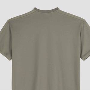 Camiseta deportiva para hombre, suministro de fábrica, venta al por mayor, ropa de gimnasio, tela Oxford sólida para ropa deportiva - Product Image 4