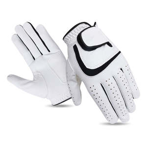 Gants de golf classiques POWER HINT en cuir de mouton Cabretta de haute qualité avec logo personnalisé, pour droitier, respirants, à doigts complets, pour hommes, sportifs, toutes occasions - Product Image 2