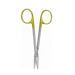 Ciseaux à gencives manuels réutilisables en acier inoxydable allemand de qualité supérieure, finition satinée, instruments chirurgicaux droits pour usage dentaire - Product Image 2