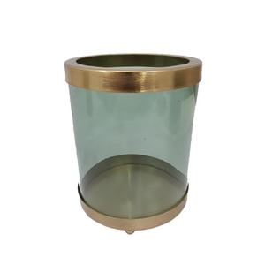Decoración de iluminación de mesa, nuevo diseño de Metal/vidrio, portavelas de luz de té, acabado dorado para el hogar, Navidad, hecho a mano - Product Image 3