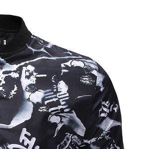 เสื้อกั๊กผู้ชายแบบไม่มีแขน สไตล์สตรีทแวร์ใหม่สำหรับผู้ชาย เสื้อแจ็คเก็ตบอมเบอร์แบบไม่มีแขนสำหรับฤดูหนาวและฤดูใบไม้ร่วง พร้อมปกตั้ง - Product Image 5