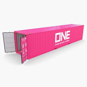 Conteneur maritime sec rose de 20 pieds, neuf, propre et vide, à vendre - Product Image 5