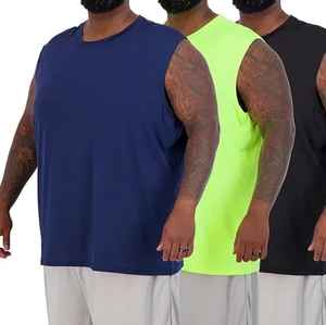 Men's New Design <b>Oversized</b> Gym Quick Dry Tanktop Singlets Breathable Knitted Basketball Training <b>Vest</b> <b>Tops</b> 2025 - Product Image 3