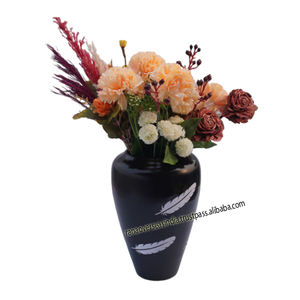 Jarrón de metal decorativo de mesa al por mayor de alta calidad con flores para decoración del hogar a un precio asequible - Product Image 4