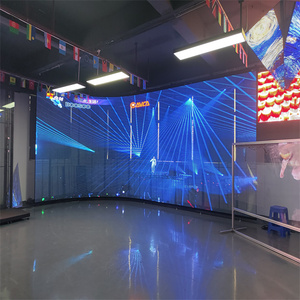 Écran de calandre LED transparent haute luminosité P3.91-P7.81 extérieur intérieur pour magasin de détail affichage publicitaire Animation SDK - Product Image 1