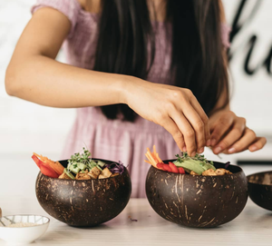 Cuenco de vajilla de coco Jumboo ecológico al por mayor, vajilla personalizada de Vietnam al mejor precio - Product Image 4