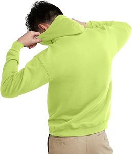 Sudaderas con capucha informales de invierno para hombre, Color sólido, ajuste Regular, 100% algodón, Polar, secado rápido, respetuoso con el medio ambiente, transpirable - Product Image 1
