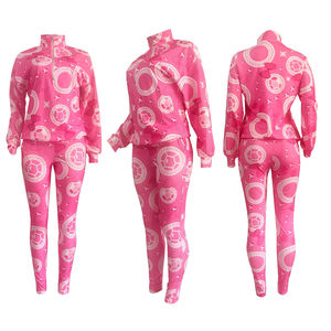 Chándal Deportivo para Mujer, Transpirable, 100% Algodón, Informal, de Invierno, con Forro Polar, Cintura Elástica, Lavable, de Secado Rápido, Estilo Moderno, Superventas - Product Image 5