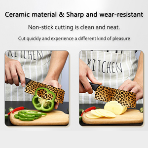 Juego de Cuchillos de Chef de 4 Piezas con Hoja de Cerámica y Mango de Plástico, Diseño Nuevo, para Entusiastas de la Cocina Profesional, Entrega Súper Rápida, Envío Gratuito - Product Image 5