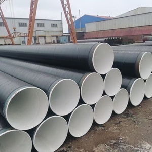 Tuyau en acier au carbone revêtu 3PE API 5L X52 X60 X70 3LPE, anti-corrosion, spiralé/sans soudure, pour pipeline pétrole, gaz et eau - Product Image 1