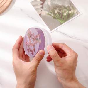 29301 круглая силиконовая форма для подставки, круглая подставка для подставки, форма для изготовления подставки из эпоксидной смолы, многоразовая и гибкая - Product Image 4